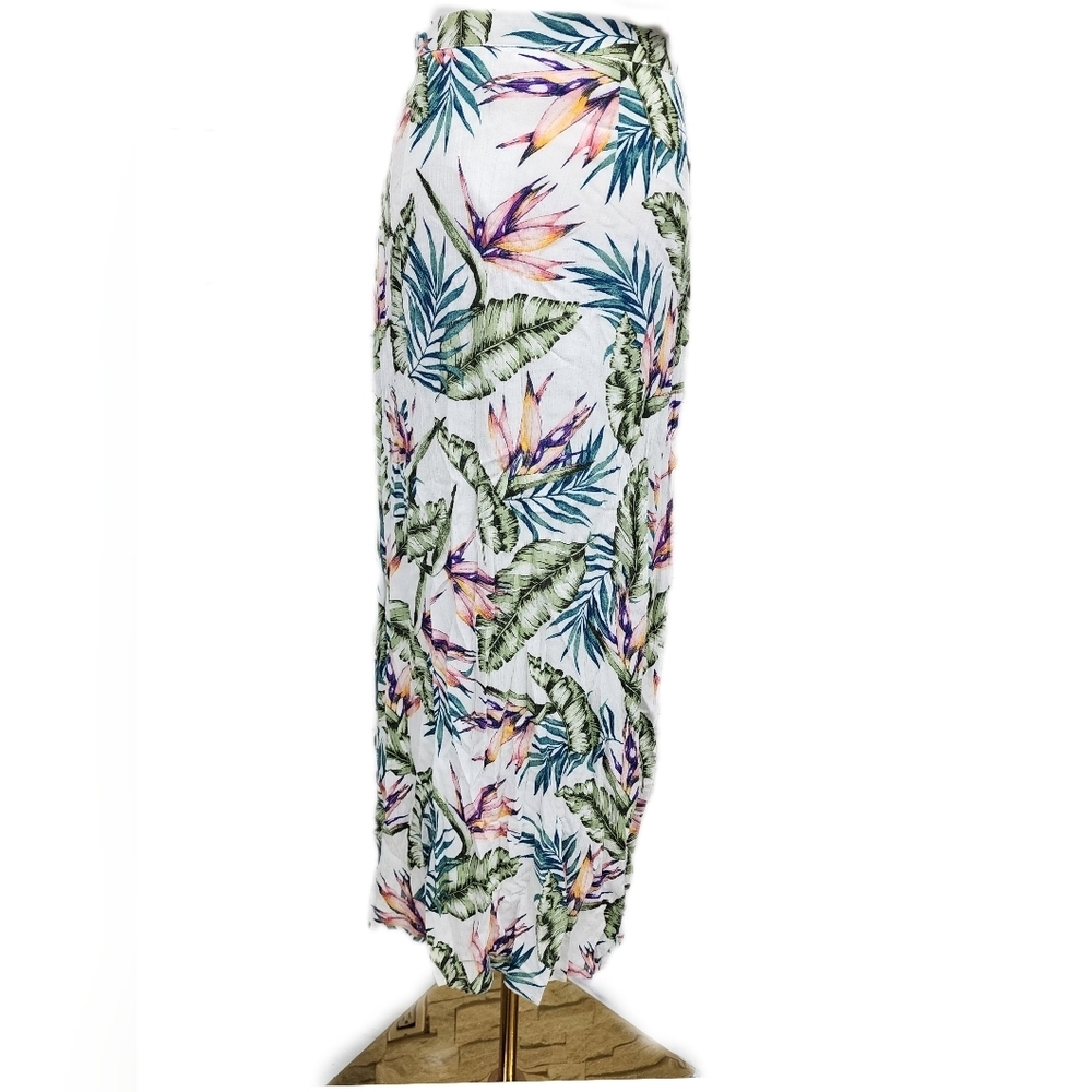 floral viscose skirt for women - Picture 5 of 8